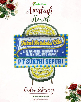 Papan Bunga Duka di Klaten Utara