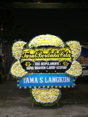 Papan Bunga Duka di Klaten Utara